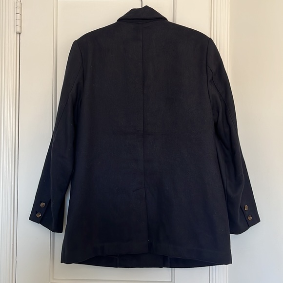 ❌SOLD NWT Double-Breasted Textured Blazer - Picture 6 of 8